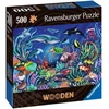 Ravensburger Medinė dėlionė 500 vnt. - Spalvingas jūros pasaulis