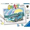 Dėlionė Ravensburger CreArt Mėlyna Lamborghini