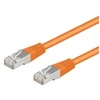 Goobay RB-LAN CAT 5e jungties kabelis, F/UTP, oranžinis – laido ilgis 1,5 m
