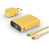 RealPower PB-10000, 10000 mAh, ličio polimerų (LiPo), 22,5 W, geltona