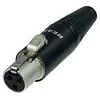 REAN RT3FC-B, XLR, juodas, sidabrinis, cinko, aukso, 5 A, -30 - 85 °C