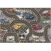 Rebel Roads Žaidimų kilimėlis automobiliui „Lenktynininkai“ 95 x 133 cm, antracito spalvos