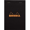 Reely Notesblok a6 linjeret rhodia 80 ark 80 g sort