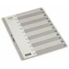 Bantex 100204661, Mėnesių skirtukų rodyklė, Polipropilenas (PP), Pilkas, A4, 225 mm, 300 mm