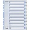 Leitz Esselte Register PP Esselte A4 A-Å Maxi hvid