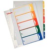Skiriamieji lapai Esselte Project, A4, 1-5 spalvos, plastikiniai 0807-116
