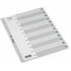 Bantex 100204661, Mėnesių skirtukų rodyklė, Polipropilenas (PP), Pilkas, A4, 225 mm, 300 mm