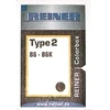 Reiner Numeravimo mašinos pakaitinis bakelis, 2 dydis, juodas, 2 tipas, tinka numeravimo mašinai B6 (0856)
