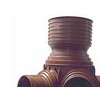 Valymo-apžiūros šulinys 425-250 mm T3 - tiesus srautas ir kairysis įvadas. Uponor PP