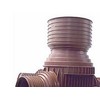 Valymo-apžiūros šulinys 425-250 mm T4 - tiesus srautas ir vandens įvadas. Uponor PP