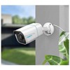 Reolink P330 - 4K 8MP UHD lauko PoE apsaugos kamera su 256 GB talpa, išmaniaisiais įspėjimais, garso įrašymu ir naktiniu matymu, IP apsaugos kamera, skirta naudoti viduje ir lauke, laidinė, „Google Assistant“, sieninė, balta