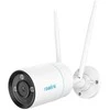 Reolink W330 – 4K „Wi-Fi 6“ kamera, 2,4/5 GHz dviejų dažnių „Wi-Fi“, spalvotas naktinis matymas, asmenų / transporto priemonių / gyvūnų aptikimas, IP apsaugos kamera, vidaus ir lauko, laidinė ir belaidė, „Google Assistant“, sieninė, balta