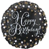 Riethmuller Europe Folija balionas Happy Birthday Sparkling, 43 cm