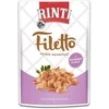 FINNERN GmbH end Co. KG Rinti Filetto šunų konservai su vištiena ir kumpiu 100 g, maišelyje