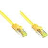 Good Connections Geros jungtys Geri ryšiai pataisomasis kabelis su kat. 7 neapdorotas kabelis S/FTP geltonas 0,25 m