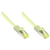 „Good Connections“ jungiamasis kabelis su 7 kat., daugiasluoksnis S/FTP geltonas 0,25 m.