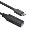 USB kabelis Roline USB-C - USB-A 15 m, juodas