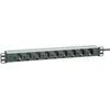 ROLINE 19.07.1620, Aliuminio, Juodas, Baltas, 9 AC outlet(s), Type F, Type F, 2 m