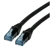 Roline ROLINE – Patch – Kabelis – RJ- 45 (M) iki RJ- 45 (M) – 2 m – UTP – CAT 6a – Be halogenų, formos, suvytas – juodas (21.15.2752)