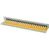 Roline Patch panel Cat.6 (Class E) 19, 24 porty pilka
