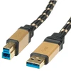 Roline USB kabelis USB-A – 3 m juodo aukso (11.02.8903)