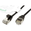 Roline ROLINE Žalias F/UTP DataCenter Patch Cord Cat.6A (EA klasė), LSOH, labai plonas, juodas, 3 m