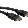 ROLINE HDMI didelės spartos kabelis + Ethernet, M/M 2 m, 2 m, HDMI A tipo (standartinis), HDMI A tipo (standartinis), 3D, garso grąžinimo kanalas (ARC), juodas