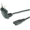 Maitinimo kabelis Roline ROLINE Netzkbl Euro gow. / 2 Pin schw. 1, 8m - 19, 7, 2093