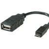 USB adapteris Roline ROLINE USB 2.0 Kabelis, USB 2.0 Micro B tipo BU, OTG 0,15 m (11.02.8311)