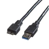 USB kabelis Roline USB-A - 0,8 m Juodas (11.02.8873)