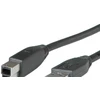 ROLINE USB 3.0 kabelis, A tipo M - B tipo M 0,8 m, 0,8 m, USB A, USB B, USB 3.2 Gen 1 (3.1 Gen 1), kištukas/kištukas, juodas
