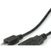 Kabelis USB Roline USB-A - 1.8 m Juodas (11.02.8752)