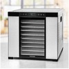 Rommelsbacher Dörrautomat DA 1050(edelstahl/juodas, 1.100 Watt, Dörrfläche 39,4cm x 38cm pro Ebene)