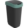 Rotho sukamoji šiukšliadėžė, 50 l, žalia