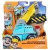 Rubble &amp; Crew Psi Patrol Rubble i jego Ekipa Motor Transformujący Važiuoklė budowlany buldożer su młotkiem su figurką 5,5cm