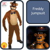 Rubies,Freddy Vaikiškas Fredžio kostiumas iš Rubie's Five Nights at Freddy's