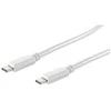 S-Conn 13-45026, 1 m, USB C, USB C, 3.2 Gen 2 (3.1 Gen 2), 10000 Mbit/s, Balta
