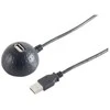 S-Conn 13-50017, 1,5 m, USB A, USB A, USB 2.0, juodas