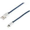 S-Conn 14-50022, 2 m, „Lightning“, USB A, Mėlynas, Tiesus, Tiesus