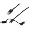 S-Conn 14-50068, 1 m, USB A, Micro-USB B, 2.0, 480 Mbit/s, Rūšiuoti
