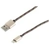 S-Conn S/CONN 14-50078, 0,9 m, „Lightning“, USB A, Ruda, Tiesus, Tiesus
