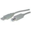 S-Conn Verschiedene Helos USB 2.0 jungties kabelis serija A iki B, 5 m, pilkas
