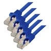 S-Conn S/CONN 75511-B-SET5, 1 m, Cat7, S/FTP (S-STP), RJ-45, RJ-45, Mėlynas