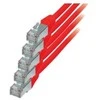 S-Conn S/CONN Cat. 6, S/FTP 1 m, 1 m, Cat6, S/FTP (S-STP), RJ-45, RJ-45, raudonas