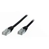 S-Conn S/CONN Cat 6 S/FTP 3m, 3 m, Cat6, S/FTP (S-STP), RJ-45, RJ-45, juodas