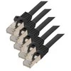 S-Conn S/CONN Cat. 7 S/FTP 3 m, 3 m, Cat7, S/FTP (S-STP), RJ-45, RJ-45, juodas