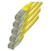 S-Conn S/CONN kat. 6 S/FTP 0,5 m, 0,5 m, Cat6, S/FTP (S-STP), RJ-45, RJ-45, geltonas