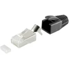 S-Conn S/CONN 72067-10S, RJ-45, juoda, balta