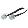 S-Conn S/CONN maksimalus ryšys 70083-, 3 m, RJ-11, RJ-11, vyriškas, vyriškas, juodas