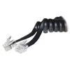 S-Conn S-Impuls Telefono laidas RJ10 - RJ10, spiralinis, juodas, 4 m (70135)